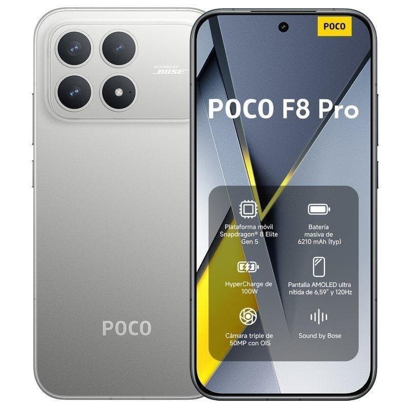 POCO F8 Pro 5G 12GB 512GB 6.59" Titanium Silver