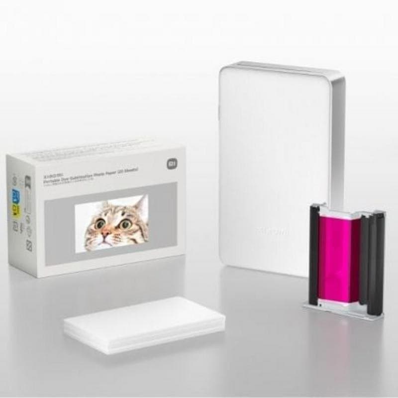 Carta fotografica Xiaomi Portable Dye-Sublimation 50 x 76 mm 20 fogli