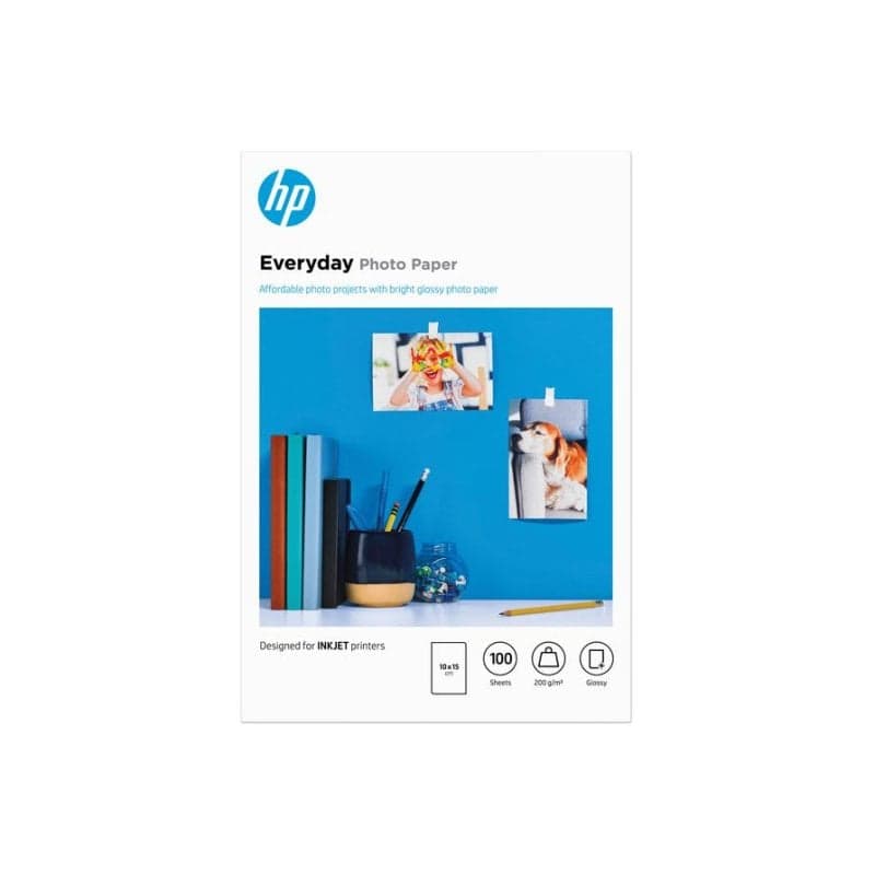 Carta fotografica HP Everyday lucida 200 g m2 10 x 15 cm 100 fogli