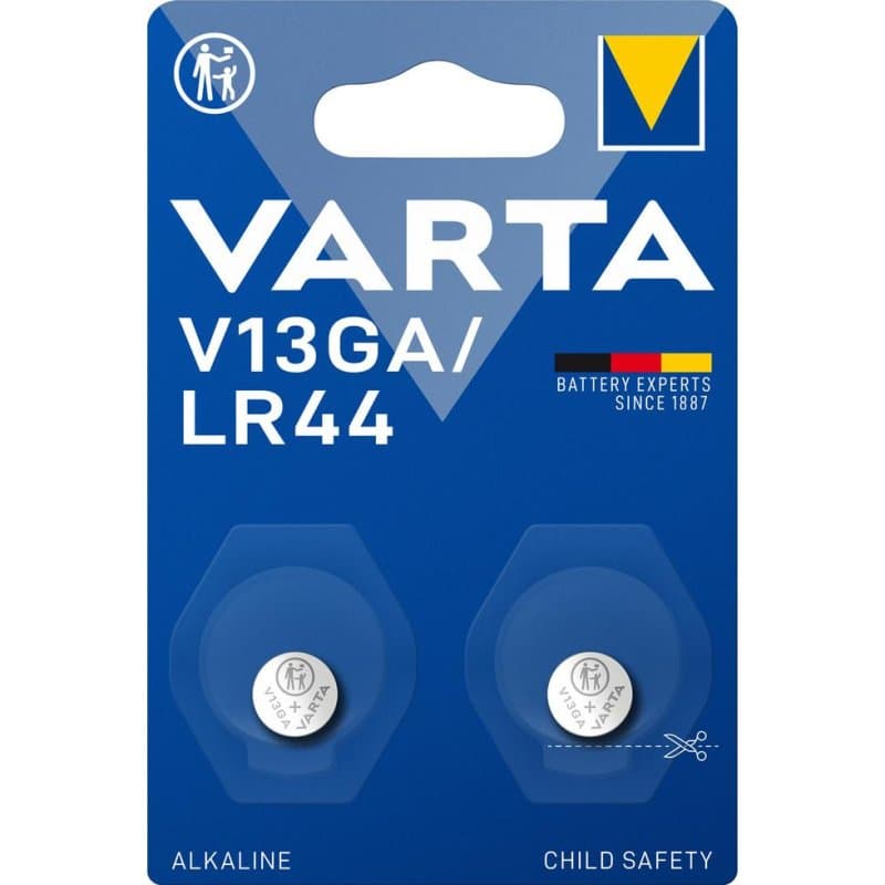 Pila bottone Varta 04276 LR44 Alcalina 1.5V 2 pezzi