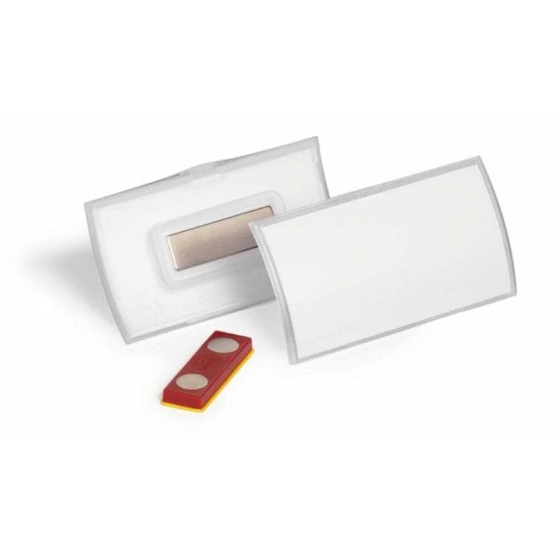 Portaetichette Durable 825919 Trasparente Ritratto 4x7.5 cm