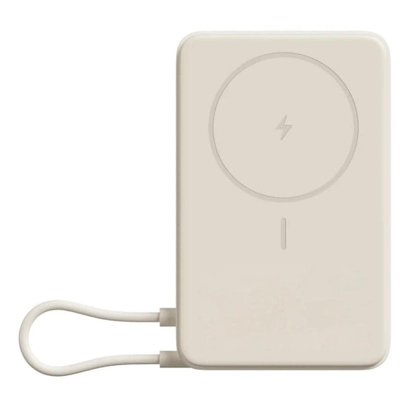 Batteria esterna Xiaomi BHR08PBGL 5900 mAh caricatore wireless beige