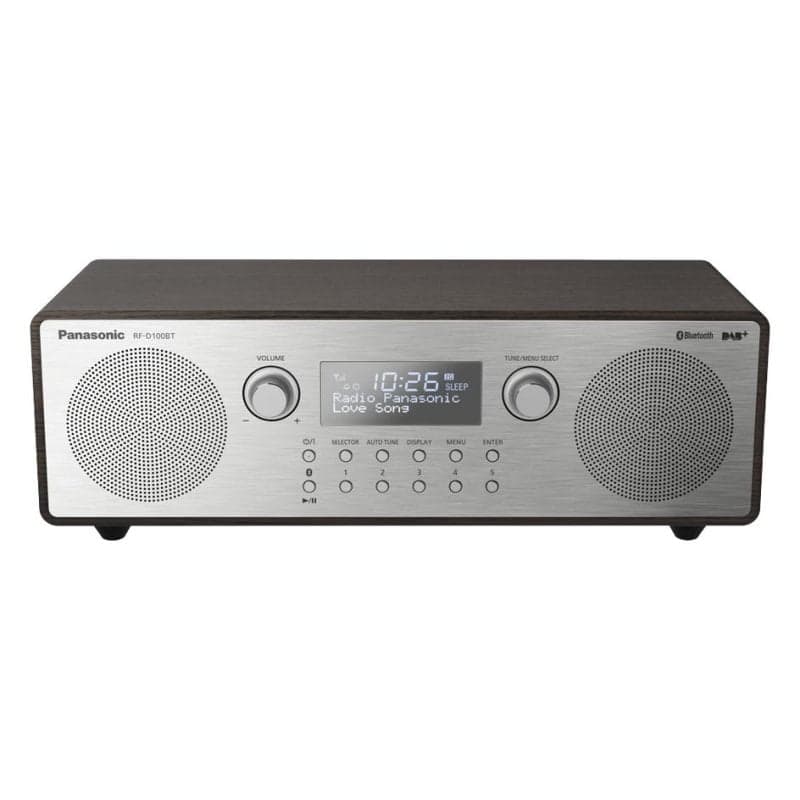 Radio Portatile Panasonic RF-D100BT DAB+ FM Bluetooth 10W LCD Nero/Grigio