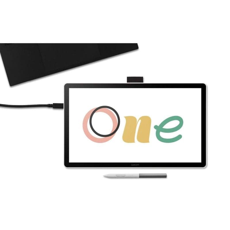Tablet grafico Wacom One 14 Cablato 2540 LPI USB Penna 4096 Livelli