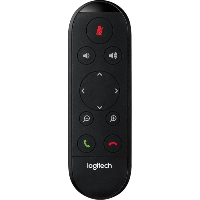 Telecomando Logitech ConferenceCam Connect per webcam, IR wireless, Nero/Argento
