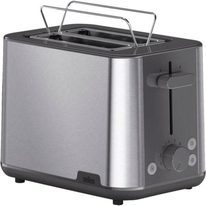 Tostapane Braun HT 1510 GY 2 fette 900 W acciaio inossidabile grigio