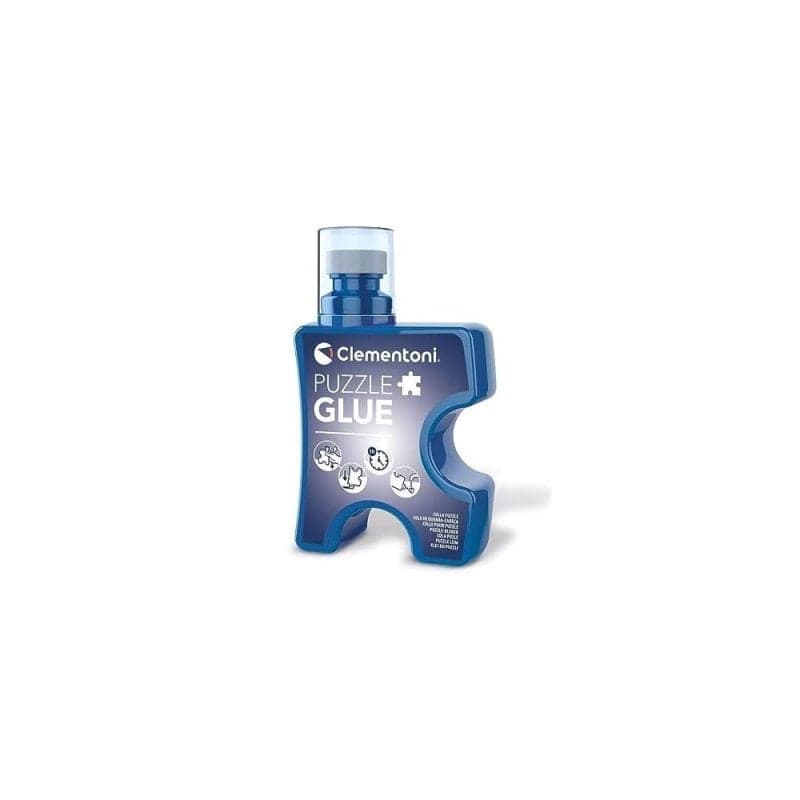 Colla Puzzle Clementoni 200 ml Applicatore Spugna Asciugatura Rapida Brillante