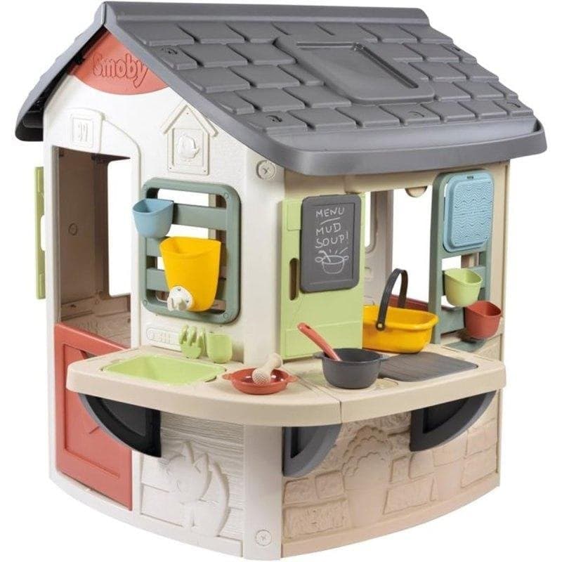 Smoby Life Casa Gioco Esterna Cucina di Fango 16 Accessori
