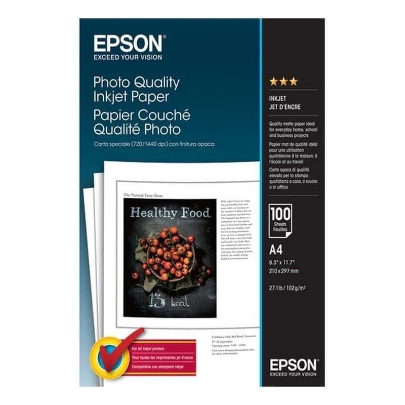 Carta Fotografica Epson A4 100 Fogli 102 g/m² Bianco Opaco