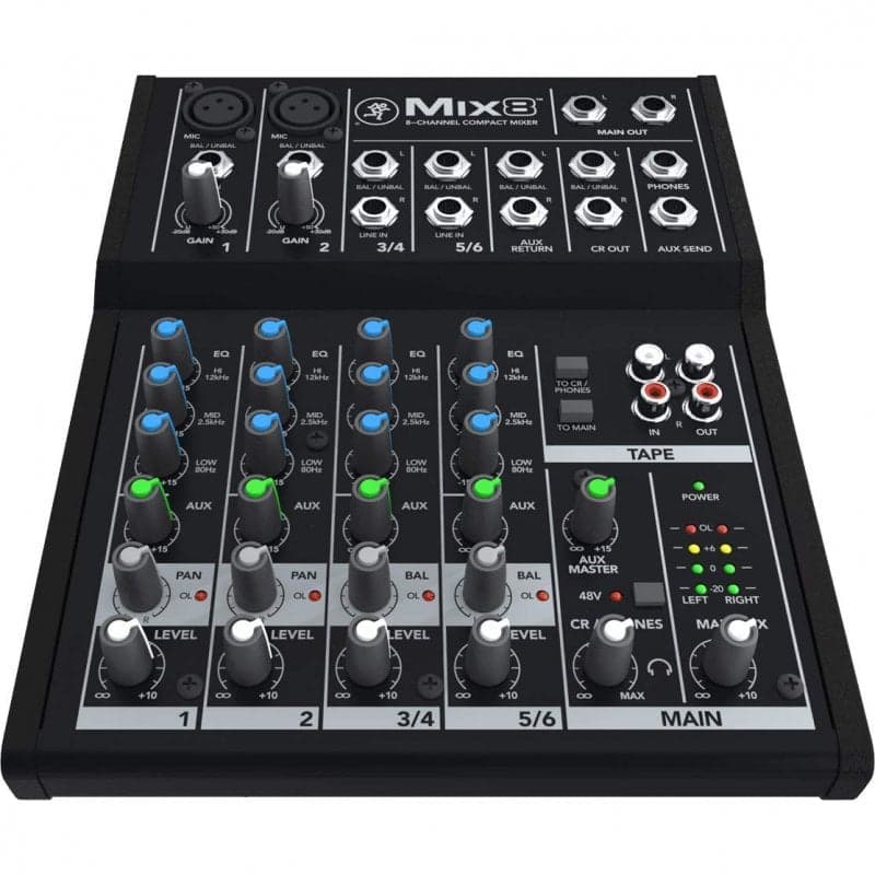 Console di missaggio Mackie Mix8 8 canali