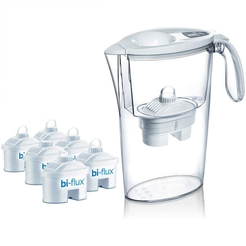 Laica Pack 6 Filtri Laica Bi-flux + Caraffa Acqua Ruscello