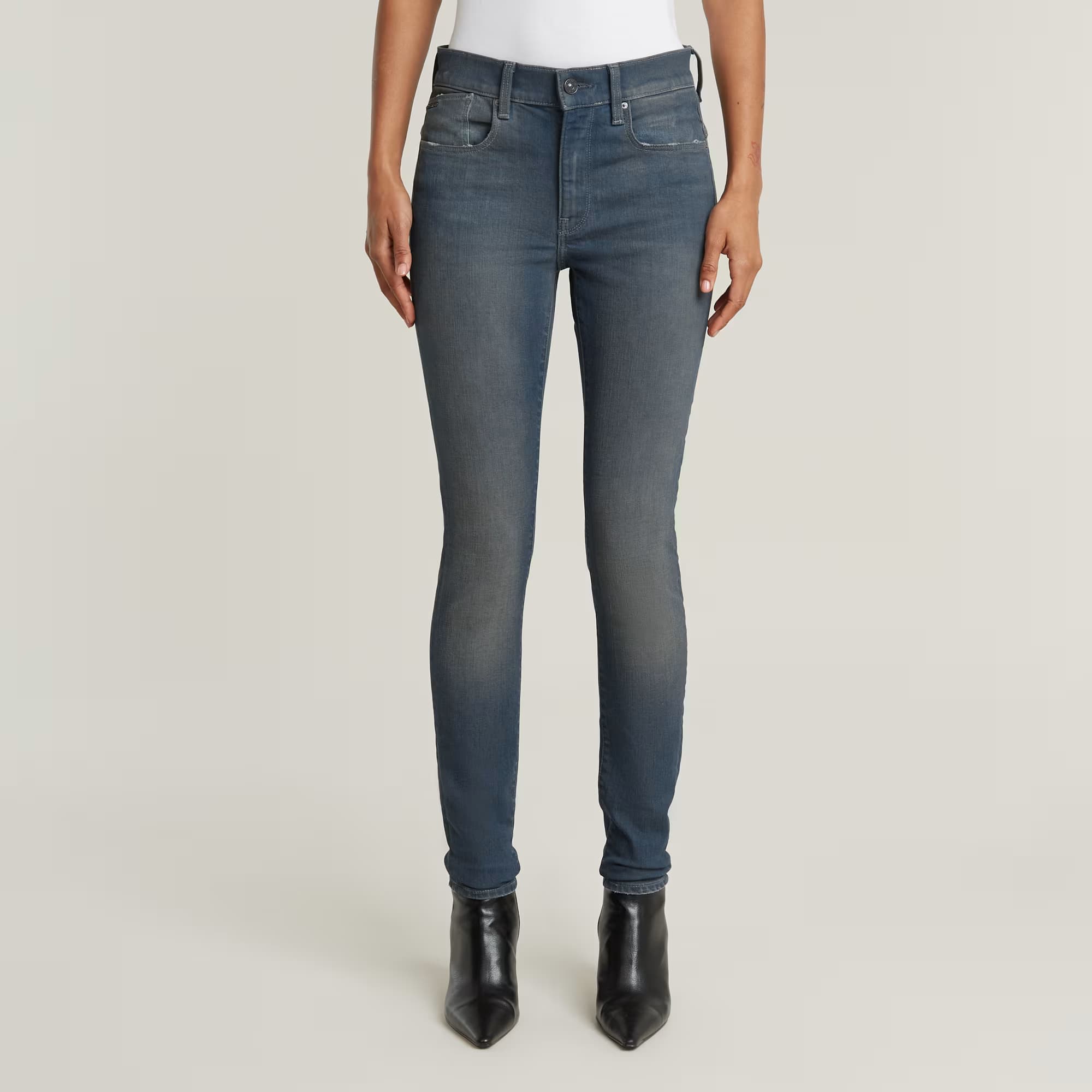 Lhana Skinny Jeans - Dark blue - Women