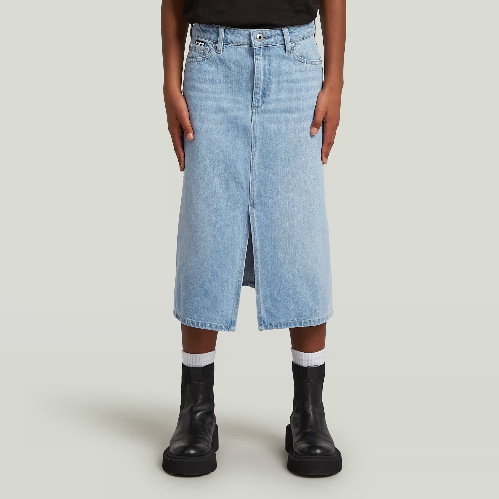 Girls Long Skirt - Light blue - girls