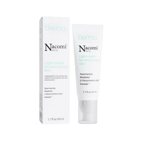 Nacomi Crema leggera per pelli a tendenza acneica - 50 ml