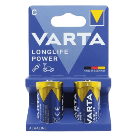 Varta Longlife Power Batteria alcalina C per bambini – 2 pezzi