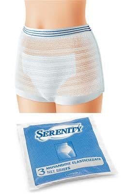 Serenity Mutandina a Rete Taglia XL, 3 Pezzi