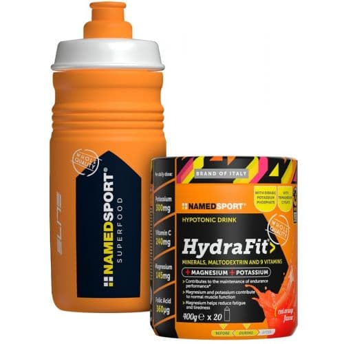 Named Sport, HydraFit Hypotonic Drink 400 g + Borraccia Omaggio.