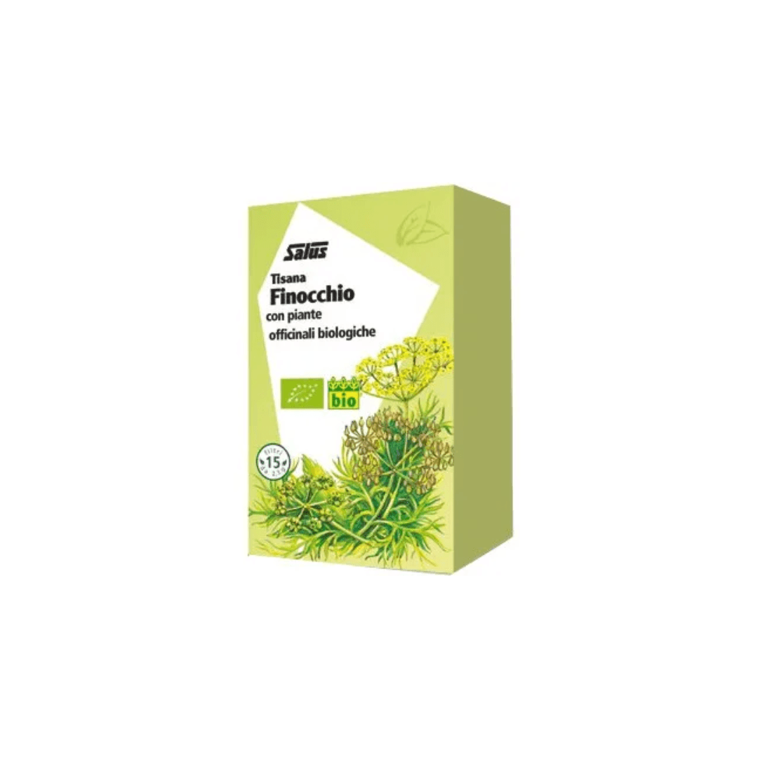 Finocchio Tisana Bio, 15 Filtri, Piante Officinali Biologiche, Benessere Digestivo