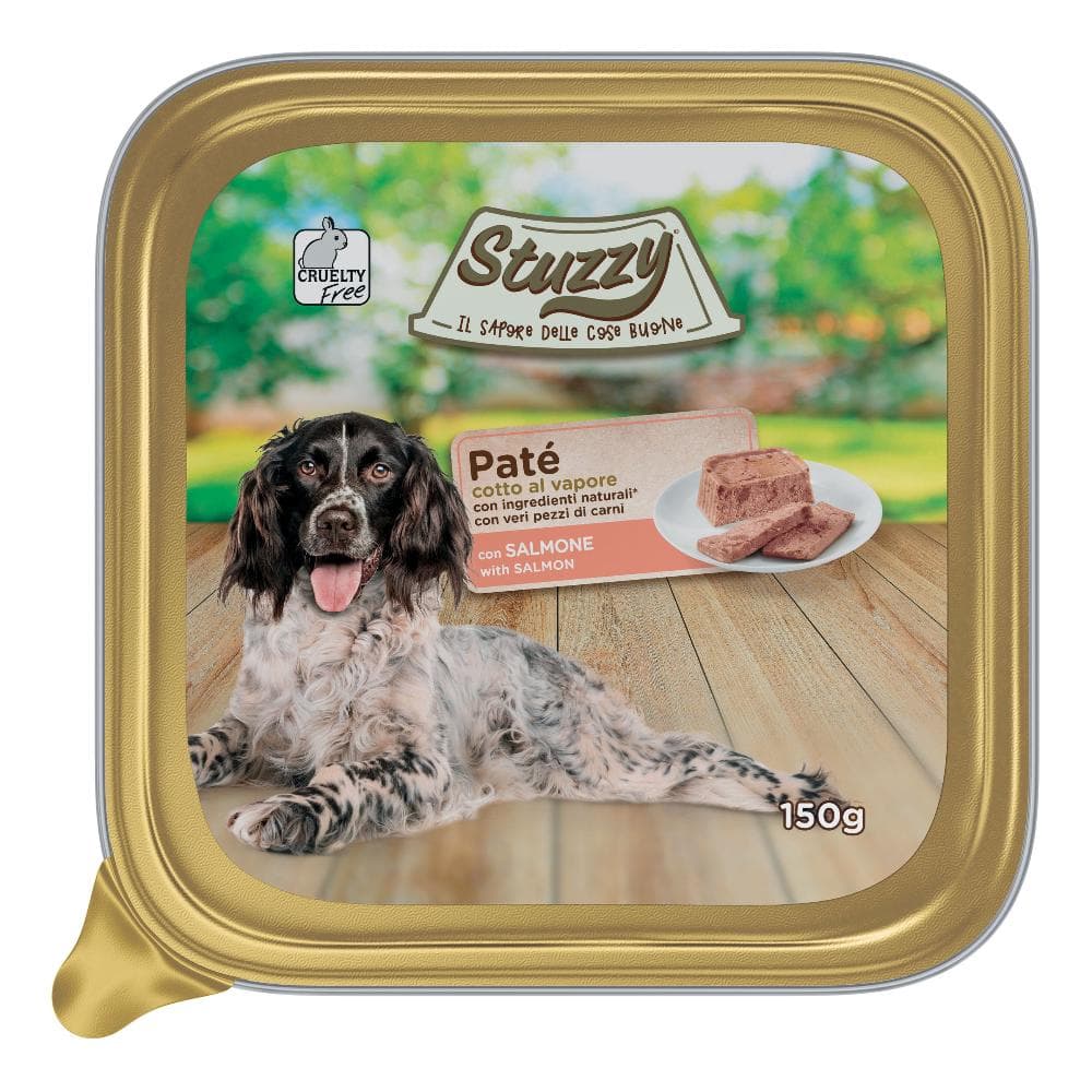 STUZZY CANE PATE' SALMONE 150GR (vaschetta)