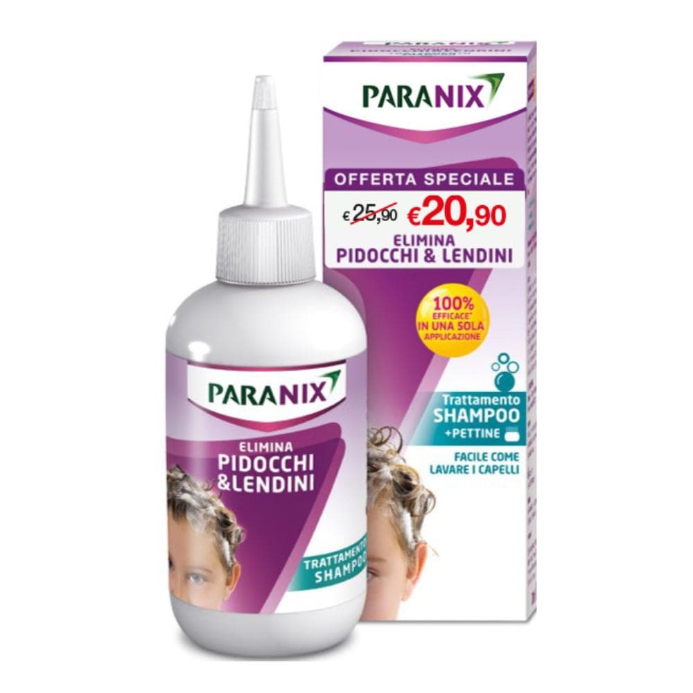 Paranix Shampoo Trattamento Anti-Pidocchi, 200 ml