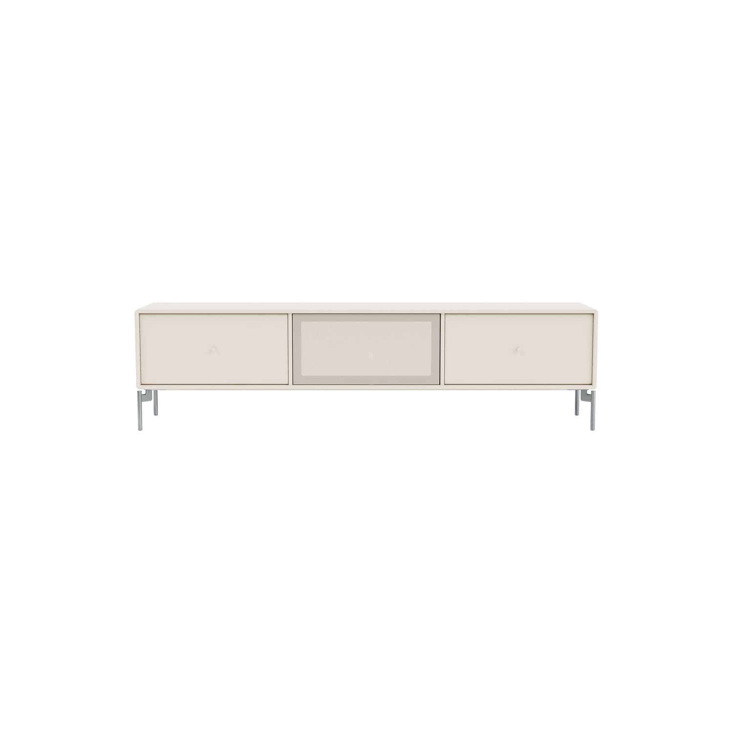 MONTANA - Mobile TV Meuble TV - Bianco - Acciaio perforato - Designer Peter J. Lassen