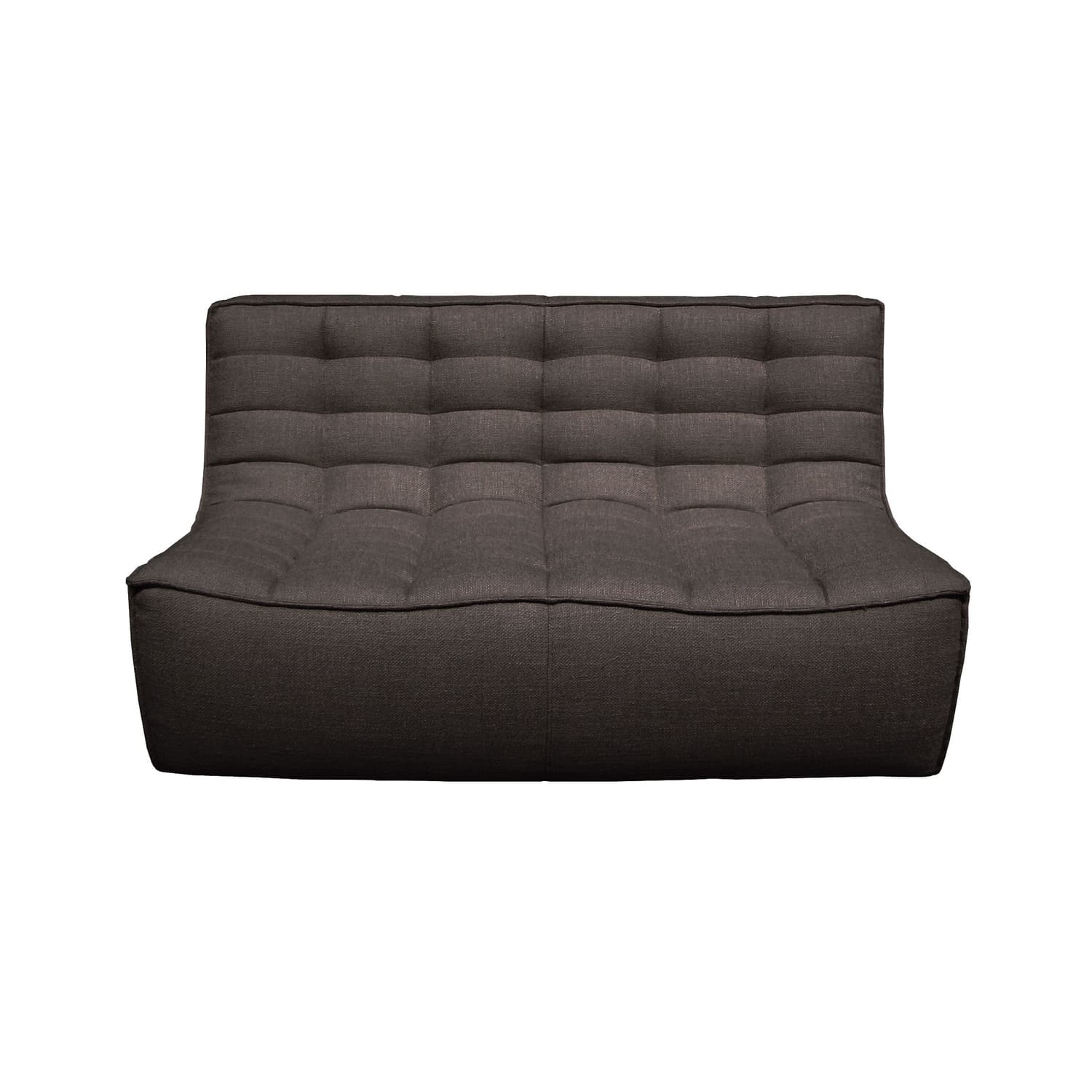 Ethnicraft - Divano 2 posti N701 - Grigio - Espanso - Designer Jacques Deneef