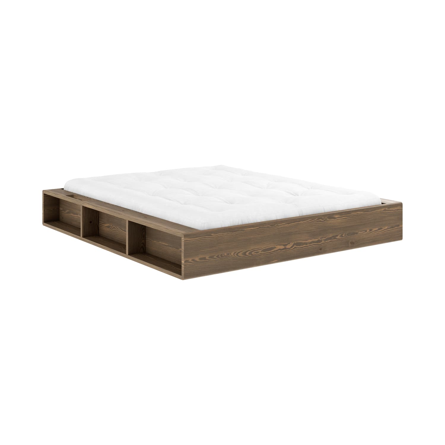 KARUP - Letto matrimoniale Ziggy - Marrone - Pino massello laccato certificato FSC