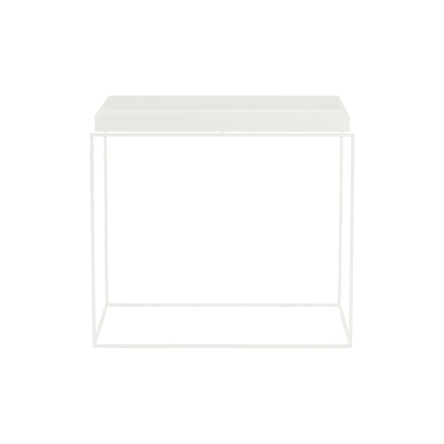 Hay - Tavolino d'appoggio Tray - Bianco - Acciaio laccato - Designer Hay Studio