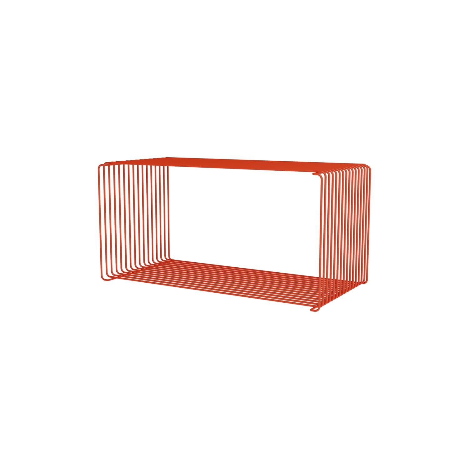 MONTANA - Scaffale Panton - Arancione - Filo in acciaio inox laccato - Designer Verner Panton