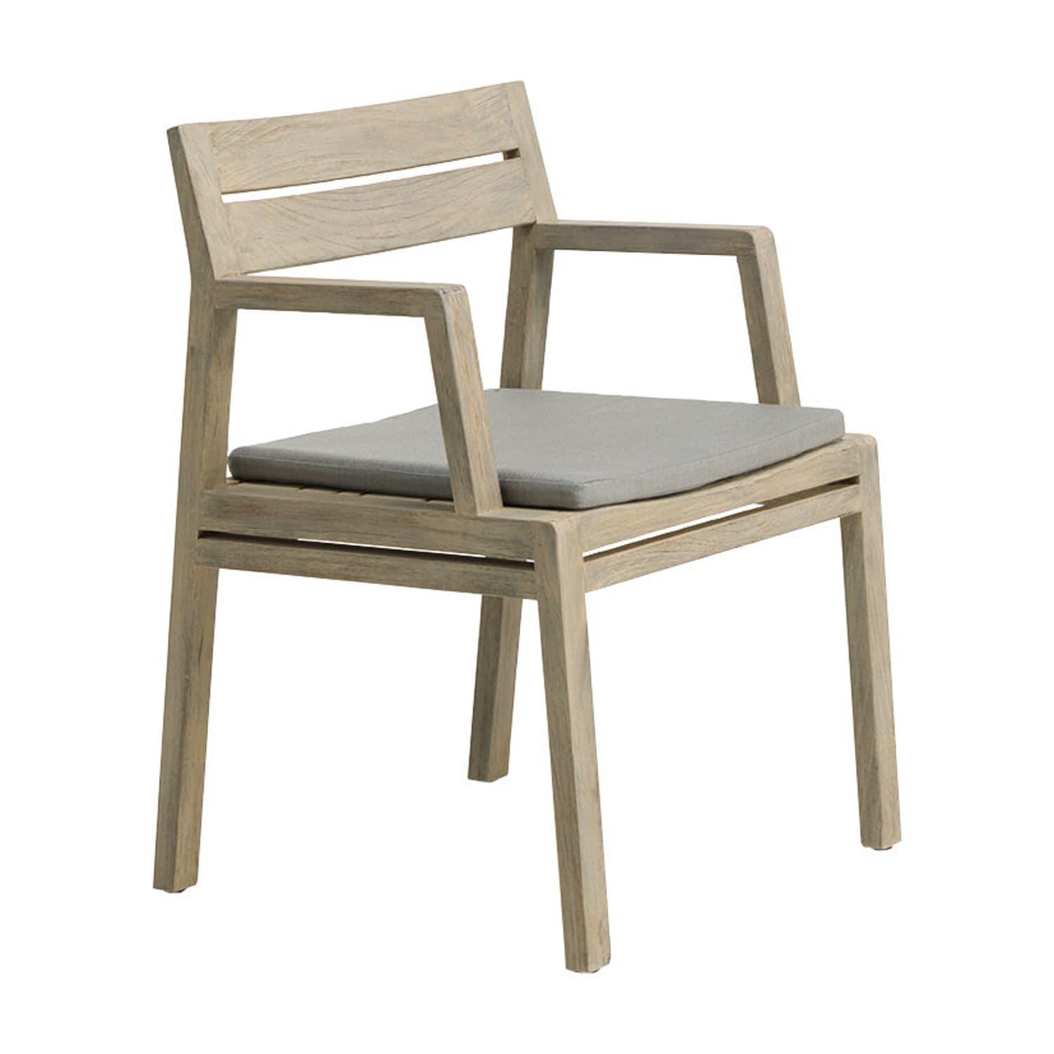 Ethimo - Cuscino per seduta Costes - Grigio - Tessuto acrilico - Designer Ethimo Design Studio