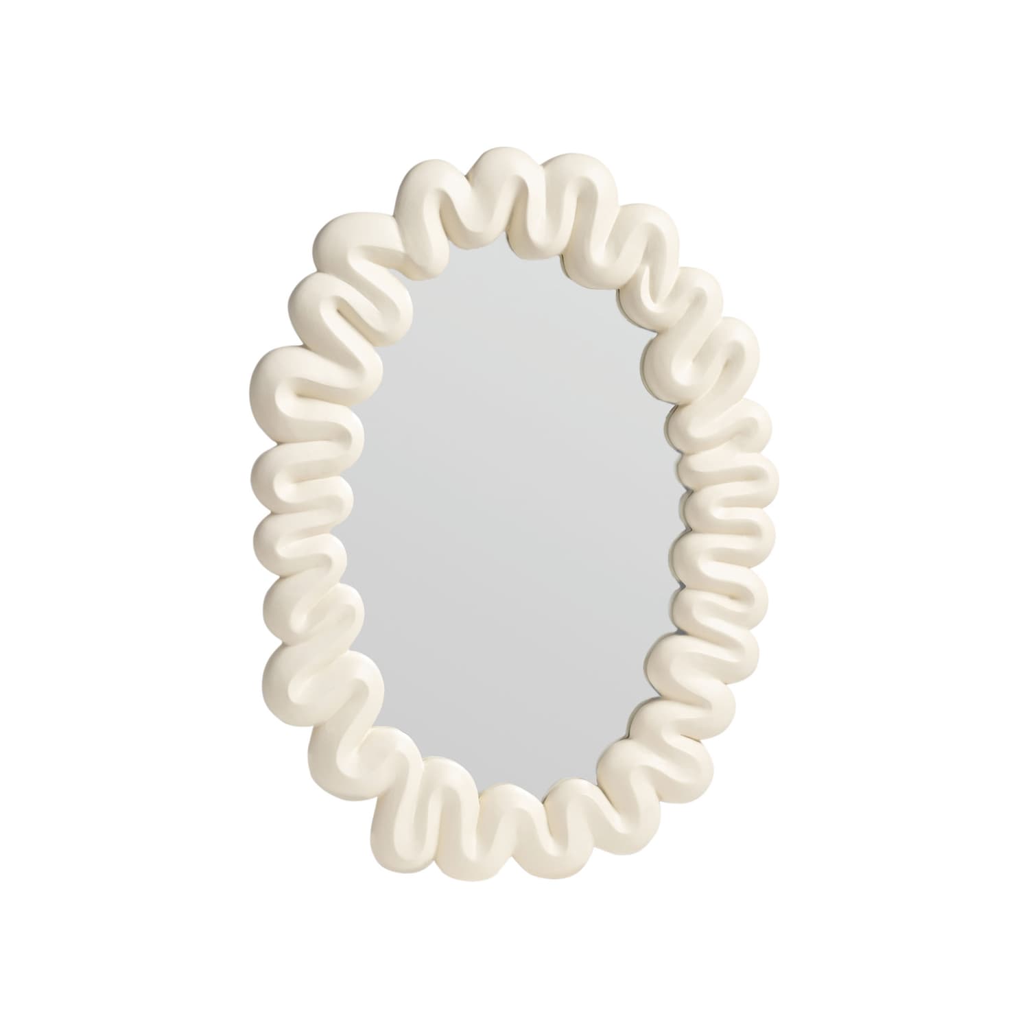 & klevering - Specchio murale Miroirs & cadres - Bianco - Poliresina