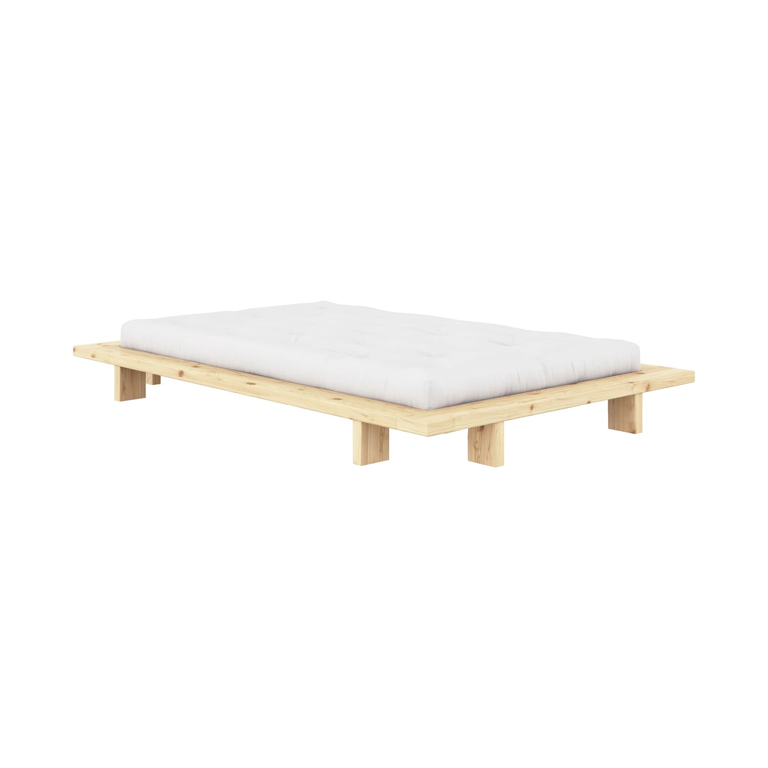 KARUP - Letto 1 persona Japan - Legno naturale - Pino massello certificato FSC