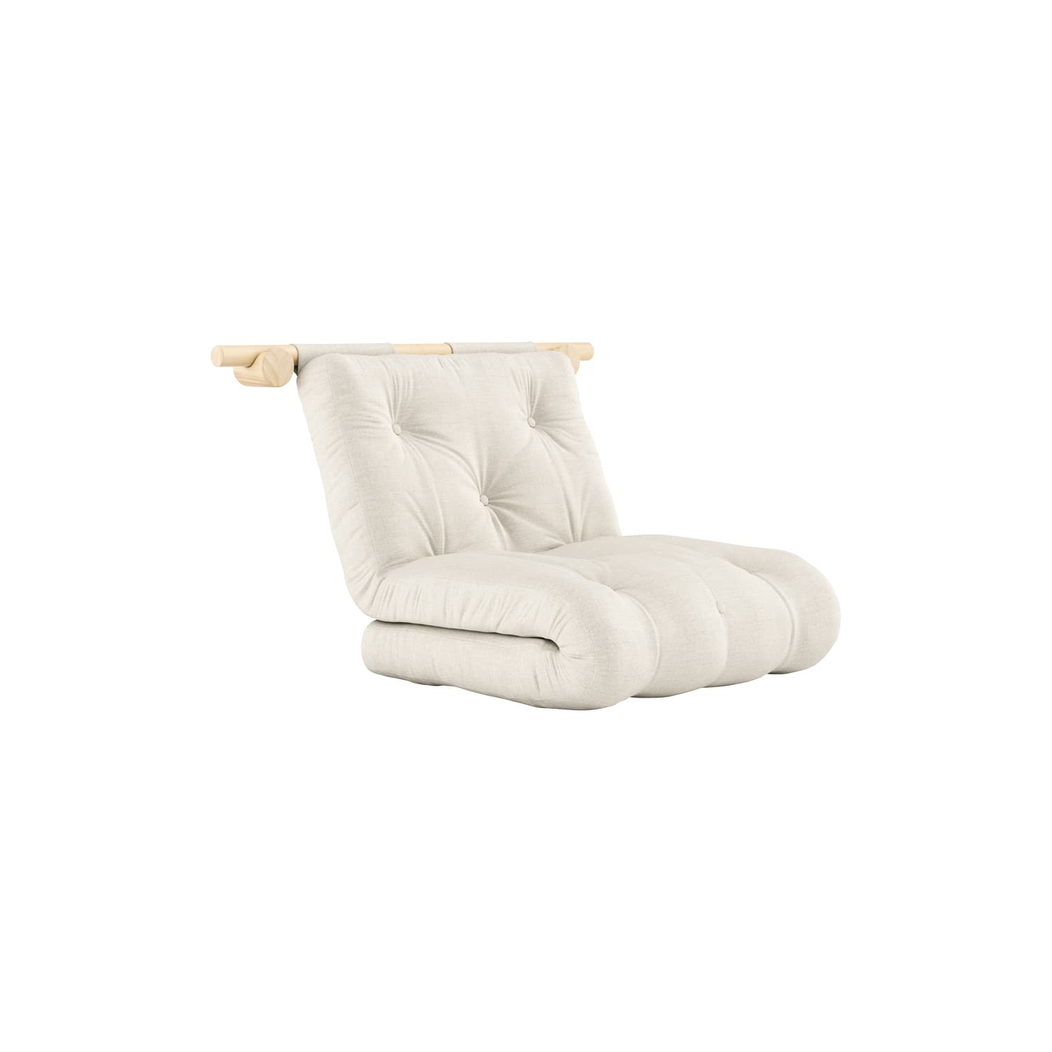 KARUP - Poltrona trasformabile Hooked - Bianco - Fibre riciclate miste