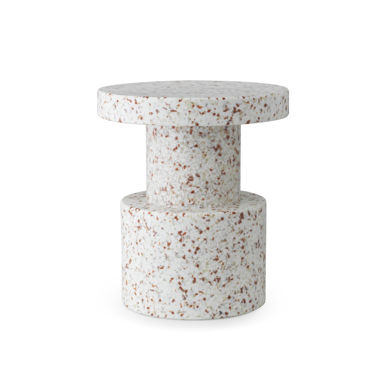 Normann Copenhagen - Sgabello Bit - Bianco - Polietilene riciclato - Designer Simon Legald