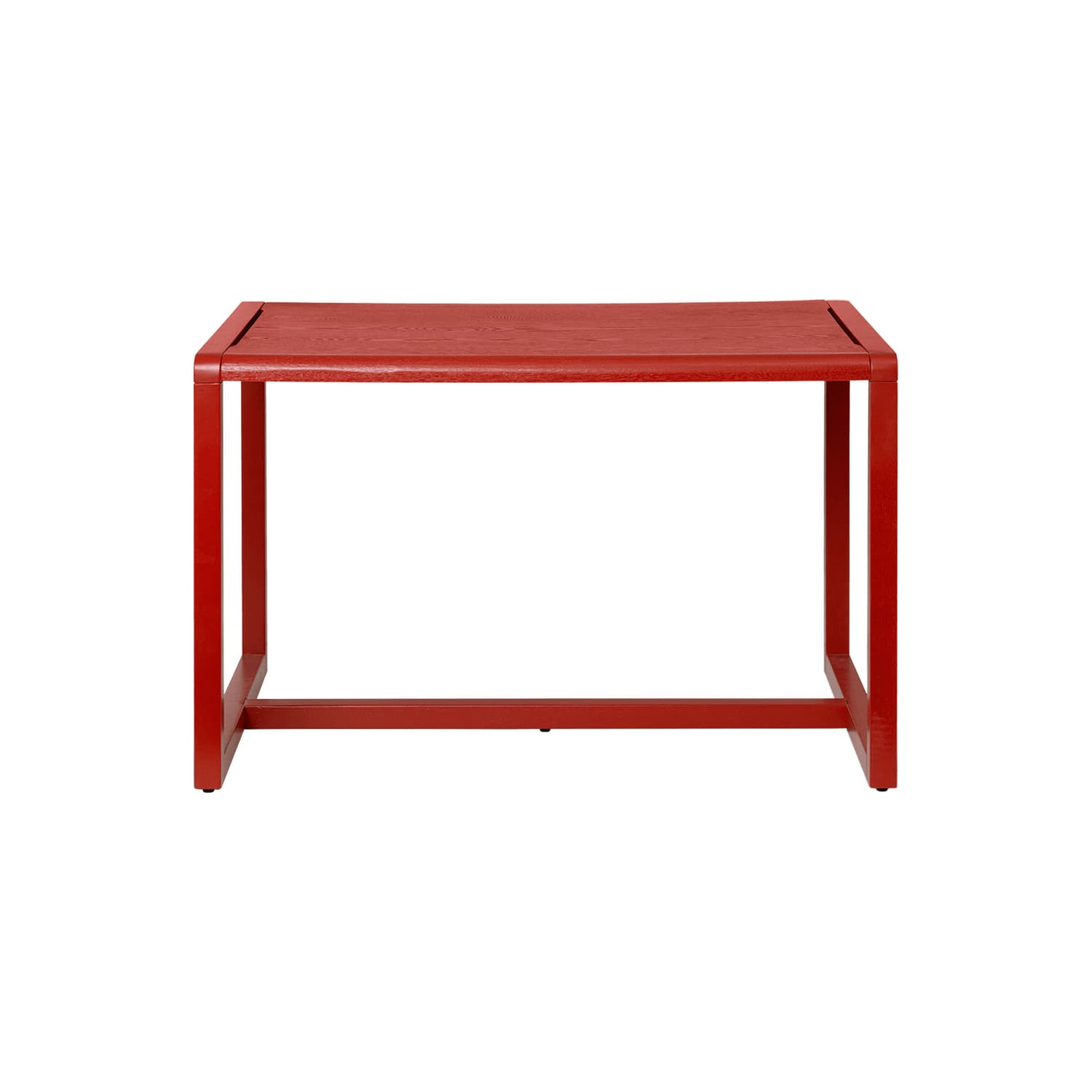 Ferm Living - Scrivania bimbi Little Architect - Rosso - Impiallacciatura in frassino - Designer Says Who