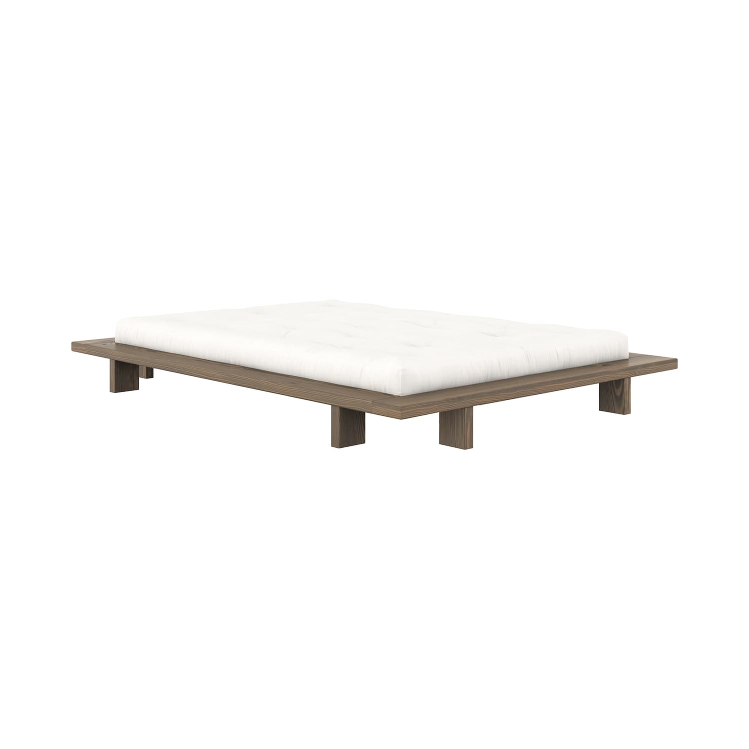 KARUP - Letto matrimoniale Japan - Marrone - Pino massello laccato certificato FSC