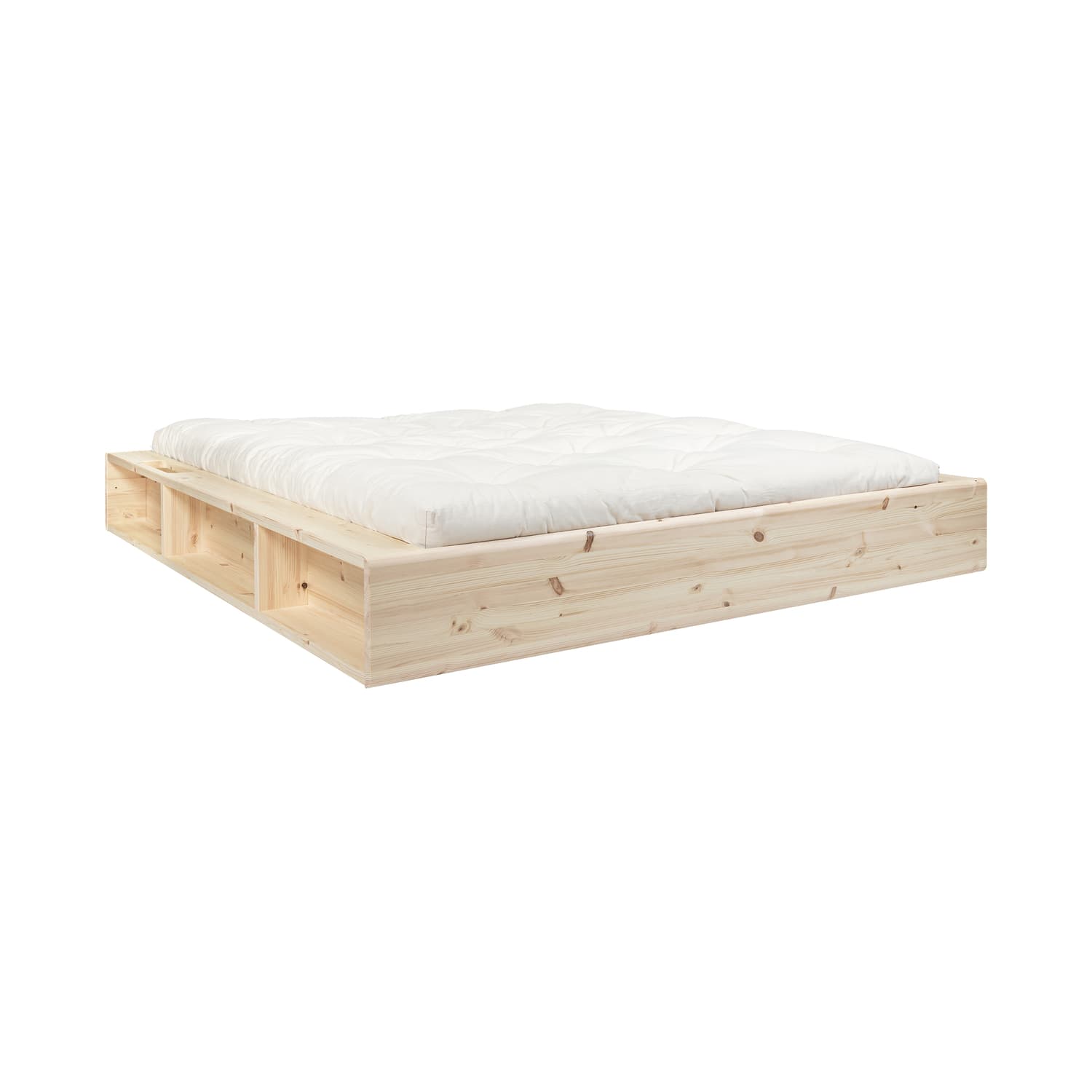 KARUP - Letto matrimoniale Ziggy - Legno naturale - Pino massello certificato FSC