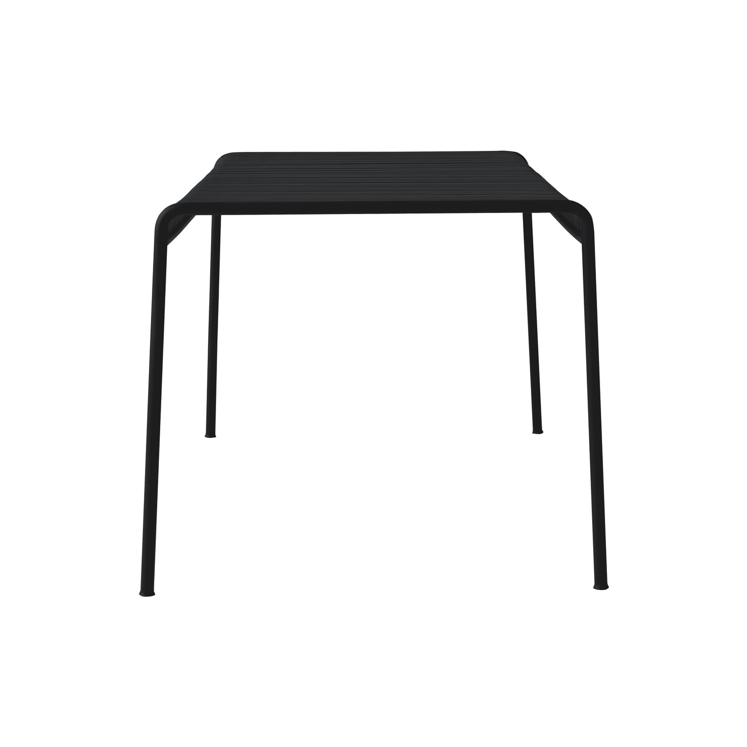 Hay - Tavolo quadrato Palissade - Nero - Acciaio laccato epossidico - Designer Ronan & Erwan Bouroullec