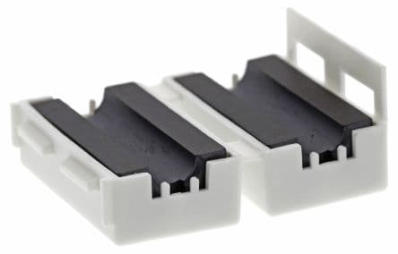 Rotronic Clip con nucleo in ferrite Apribile, 120 Ω a 25 MHz 33 mm, Ø int. 6.5 mm 20 mm 20.5 mm Periferiche di computer