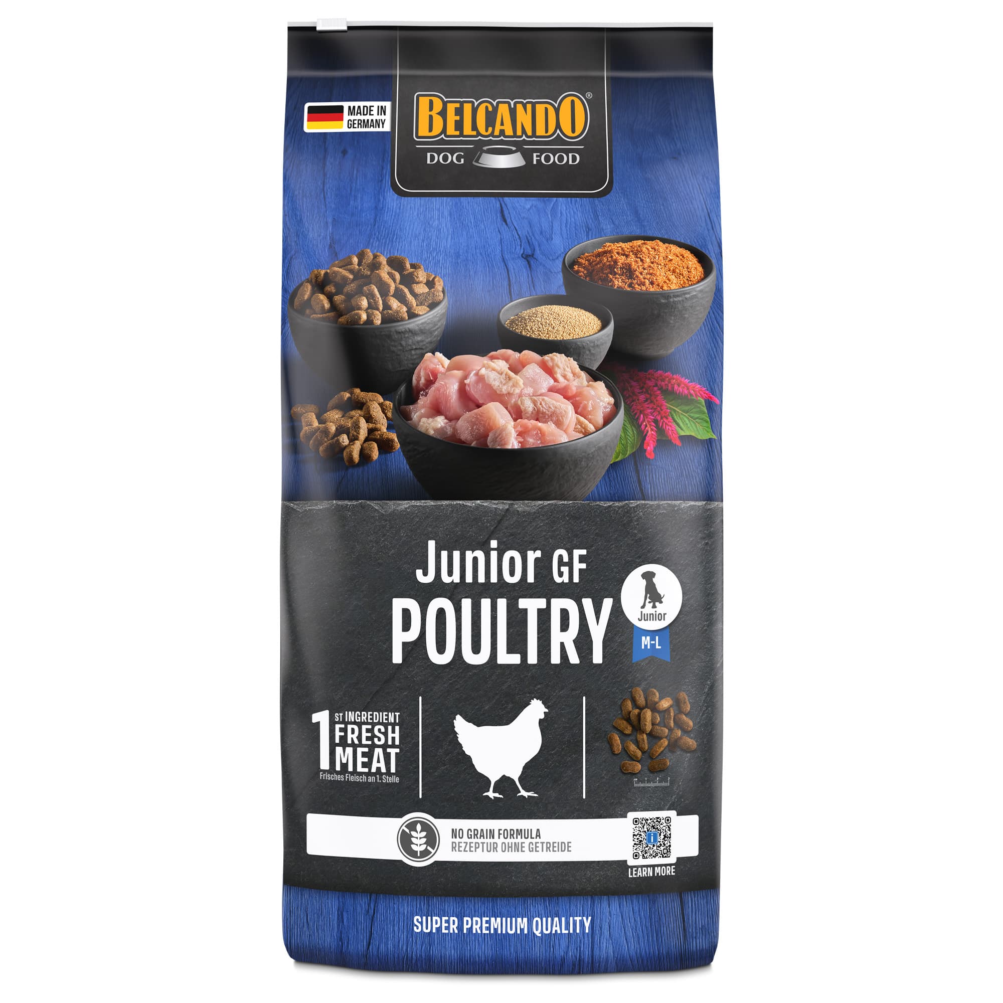 Multipack risparmio! 2 x 12,5 kg Belcando - Junior Grain-free Pollame