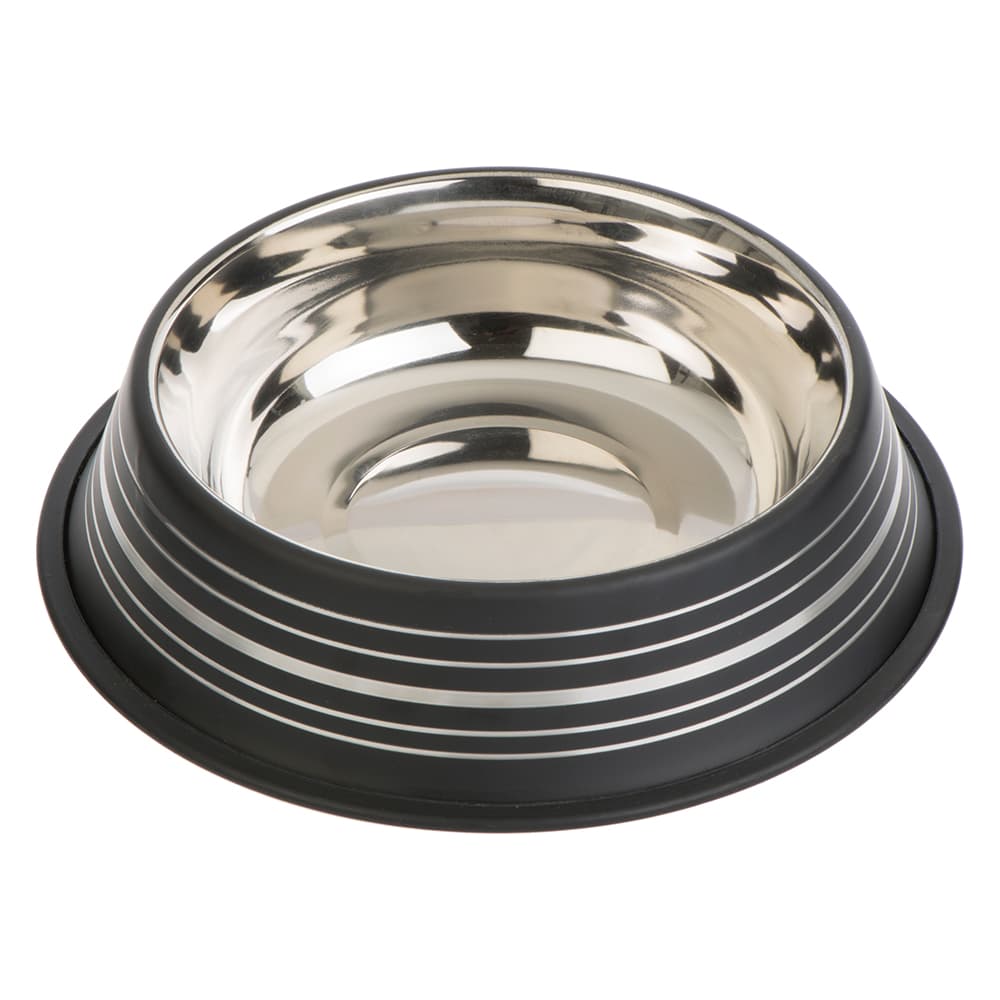 Ciotola in acciaio Silver Line per gatti nero opaco - 0,2 l, Ø 15 cm
