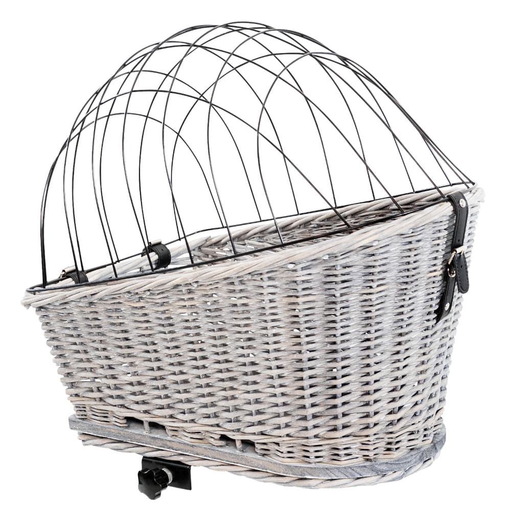 Trixie Cesta posteriore per bicicletta con grata protettiva - L 35 x P 49 x H 55 cm