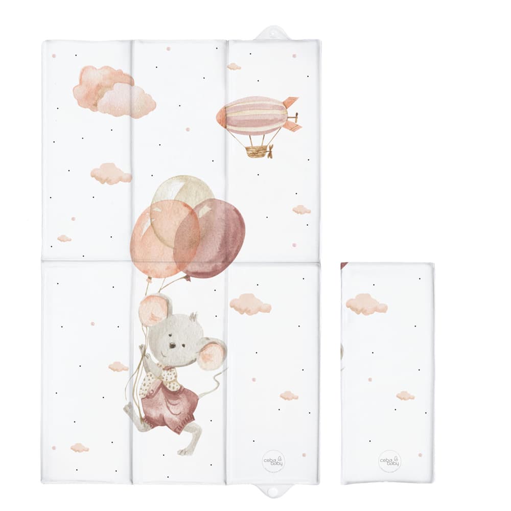 CEBA BABY Materassino Fasciatoio da Viaggio (60x40) Basic Mouse