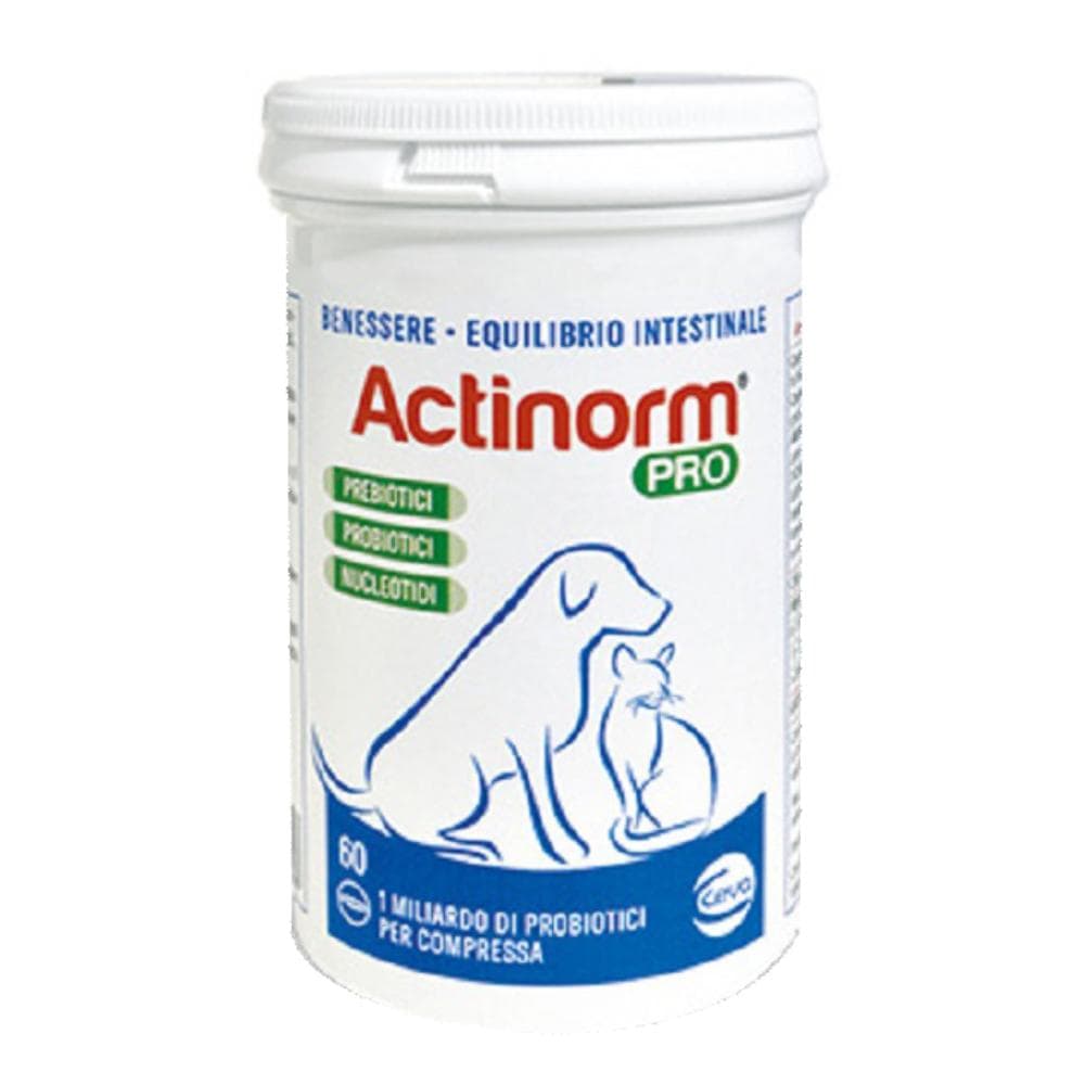 Actinorm Pro 60 Compresse - Equilibrio Intestinale Cani e Gatti