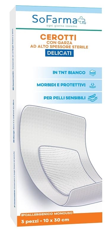 Cerotto delicato 10 × 20 SF+ - 3 pezzi