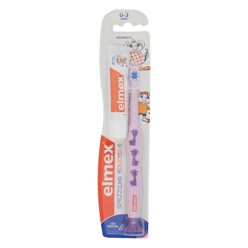 elmex Bimbi Spazzolino Delicato Igiene Dentale Quotidiana 0-3 Anni