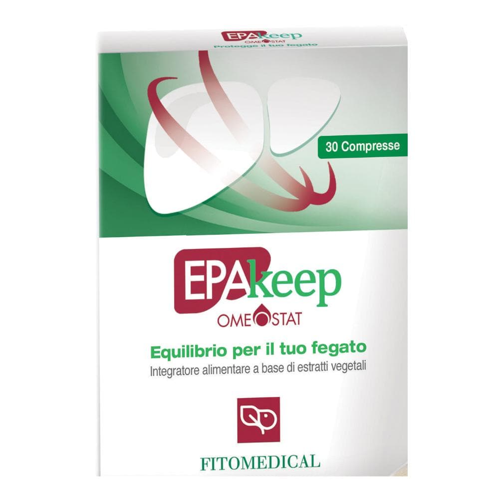 Epakeep Omeostat 30 Compresse FTM - Integratore per la Funzionalità Epatica Senza Glutine e Lattosio