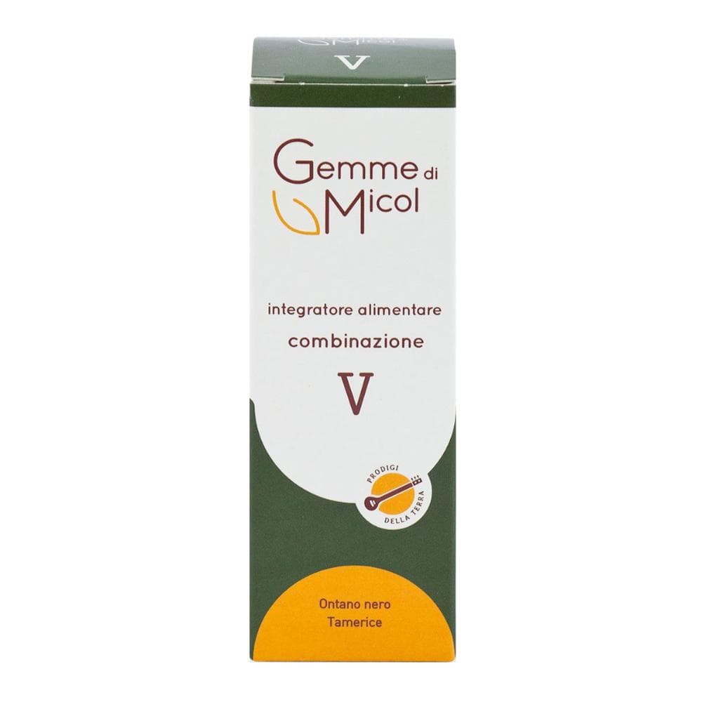 Gemme di Micol V Gocce 30 Millilitri Integratore Naturale a Base di Gemme