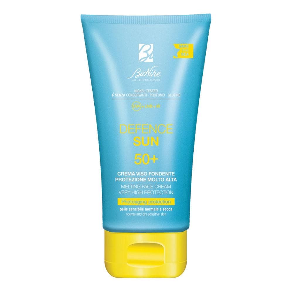 Bionike Defence Sun - Crema Viso Fondente SPF50+ Protezione Molto Alta 50 ml