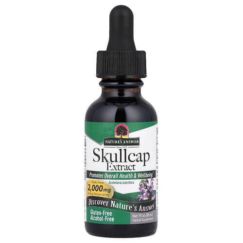 Nature's Answer, Estratto di scutellaria, senza alcol, 665 mg, 30 ml